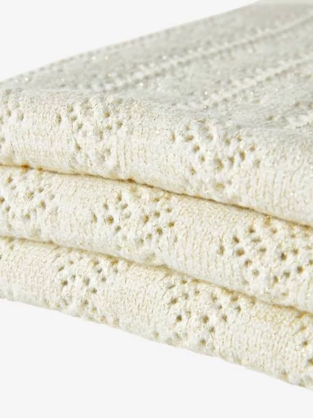 Couverture Bébé Pointelle Avec Lurex écru - Vertbaudet – Image 4