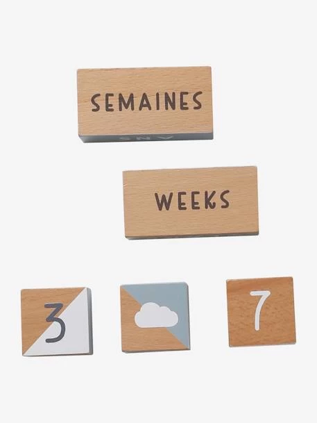 Cubes De L'âge Spécial Photos En Bois FSC® Multicolore - Vertbaudet – Image 5