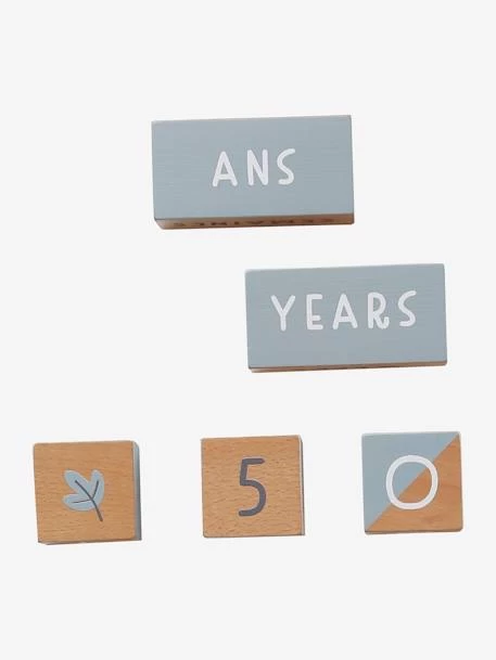 Cubes De L'âge Spécial Photos En Bois FSC® Multicolore - Vertbaudet – Image 6