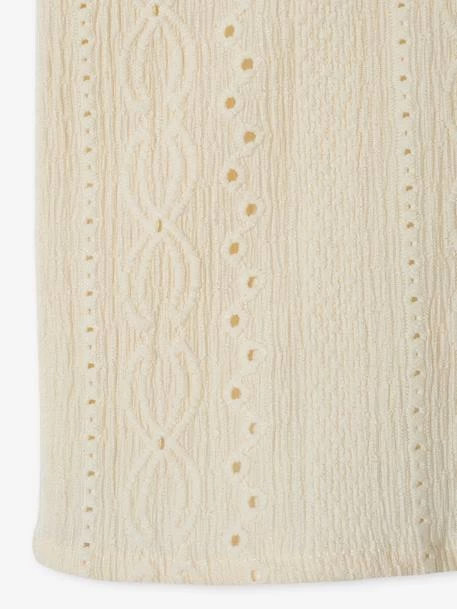 Débardeur Bébé En Jersey Brodé écru - Vertbaudet – Image 3