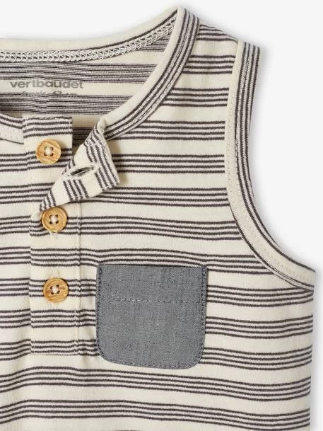 Débardeur Bébé Rayé écru - Vertbaudet – Image 2