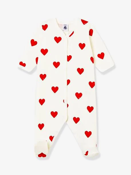 Dors-bien Bébé Coeurs En Molleton PETIT BATEAU Blanc Imprimer Coeur - Petit Bateau – Image 3