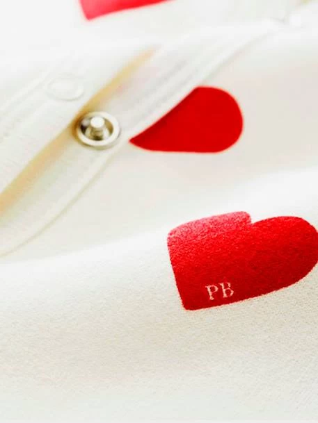 Dors-bien Bébé Coeurs En Molleton PETIT BATEAU Blanc Imprimer Coeur - Petit Bateau – Image 5