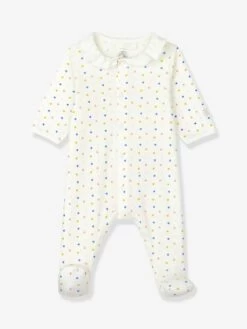 Dors-bien Bébé En Coton Bio PETIT BATEAU Blanc Imprimé - Petit Bateau