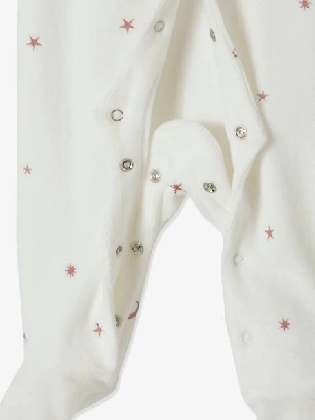 Dors-bien En Velours Pressionné Devant Bébé Ivoire - Vertbaudet – Image 4