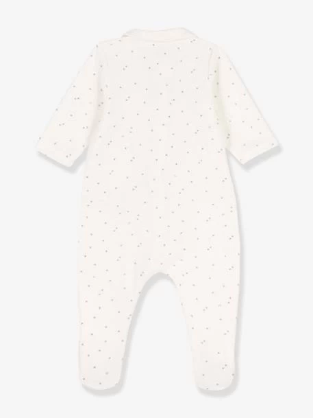 Dors-bien Zippé En Coton Bio PETIT BATEAU Blanc - Petit Bateau – Image 2