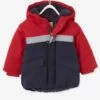 Doudoune Colorblock Bébé Garçon Rouge Foncer - Vertbaudet