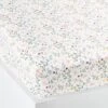 Drap-housse Bébé FLEURETTES Ecru / Multico - Vertbaudet