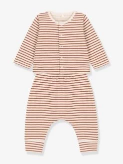 Ensemble 2 Pièces à Rayures PETIT BATEAU Blanc - Petit Bateau