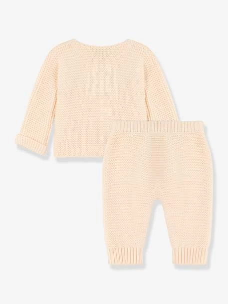 Ensemble 2 Pièces En Tricot Coton Bio PETIT BATEAU Blanc - Petit Bateau – Image 2
