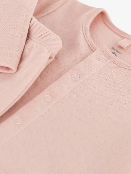 Ensemble 2 Pièces En Tubique Bio PETIT BATEAU Rose - Petit Bateau – Image 3