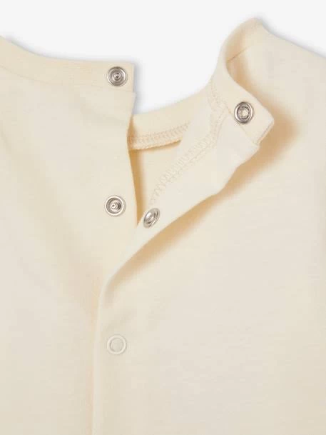 Ensemble 3 Pièces Bébé : Gilet En Fausse Fourrure, T-shirt Et Legging Beige - Vertbaudet – Image 6