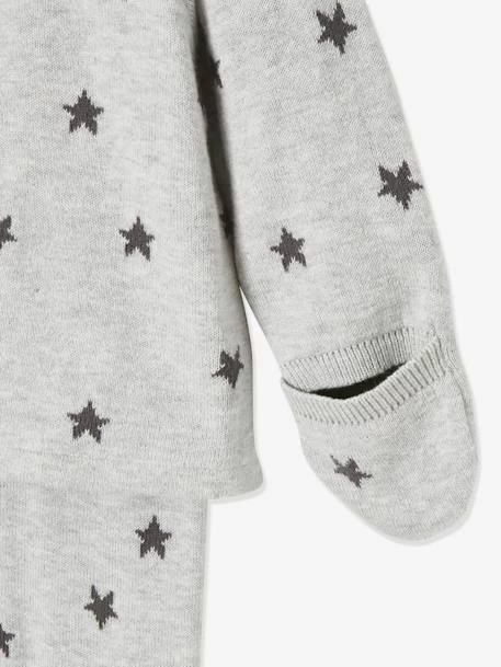 Ensemble 4 Pièces Bébé : Pull + Pantalon + Bonnet + Moufles Light Pink - Vertbaudet – Image 6