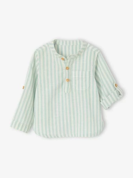 Ensemble Bébé Chemise Et Short à Bretelles Beige - Vertbaudet – Image 3