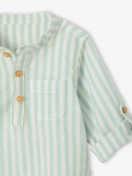 Ensemble Bébé Chemise Et Short à Bretelles Beige - Vertbaudet – Image 5