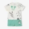 Ensemble Bébé Garçon 2 Pièces Disney® Mickey & Friends Vert Moyen Imprime - Mickey