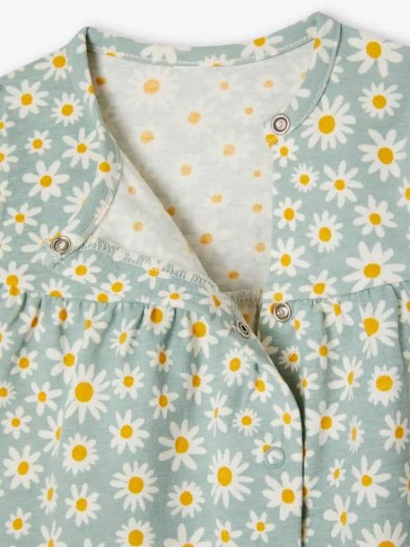 Ensemble Bébé Naissance 3 Pièces Bandeau, Robe à Motifs Et Legging Bleu Grisé - Vertbaudet – Image 6