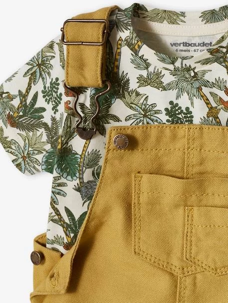 Ensemble Bébé Salopette Et T-shirt Exotique Bronze - Vertbaudet – Image 5