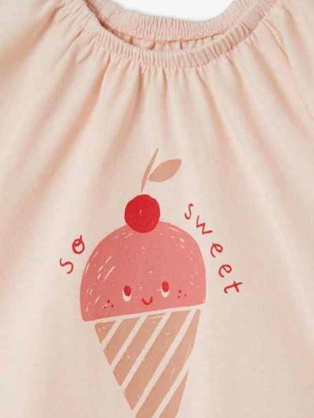 Ensemble Bébé T-shirt + Short Rose Clair - Vertbaudet – Image 5