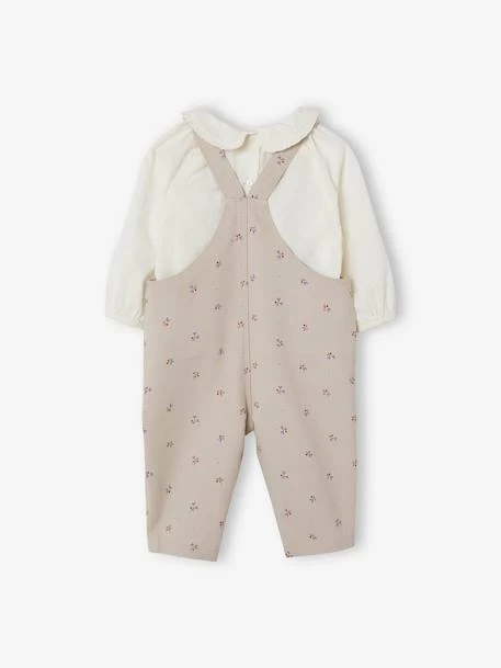 Ensemble Combinaison Et Blouse Bébé Vert De Gris - Vertbaudet – Image 4