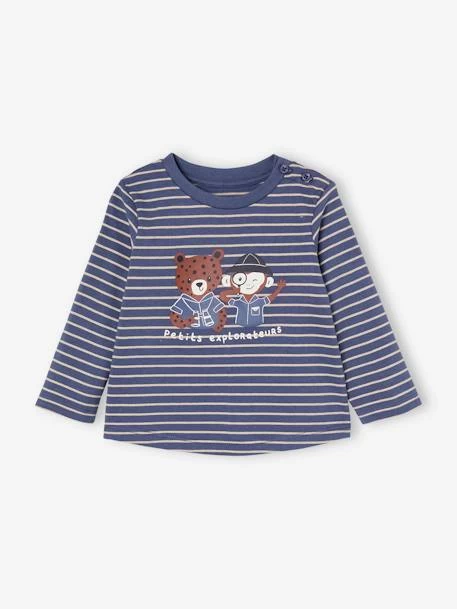 Ensemble T-shirt Et Pantalon Molleton Bébé Indigo - Vertbaudet – Image 4