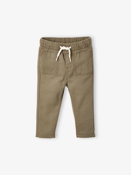 Ensemble Tee-shirt Manches Courtes + Pantalon Bébé écru - Vertbaudet – Image 3