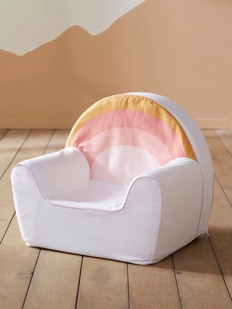 Fauteuil En Mousse Personnalisable Arc-en-ciel Blanc - Vertbaudet – Image 6