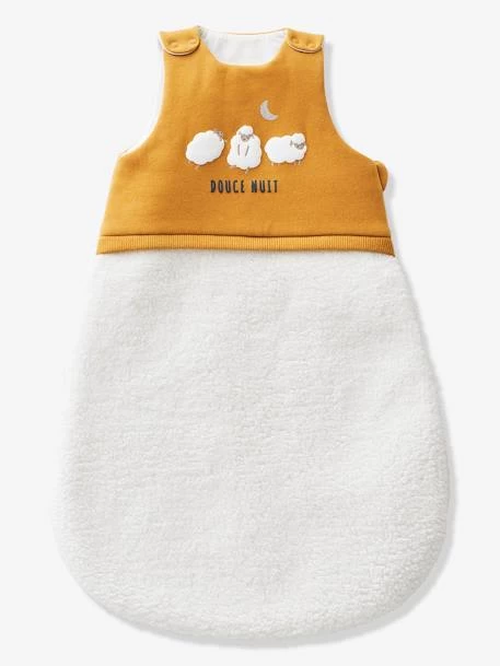 Gigoteuse Manches Amovibles Bi-matière PETIT MOUTON Miel / écru - Vertbaudet – Image 2
