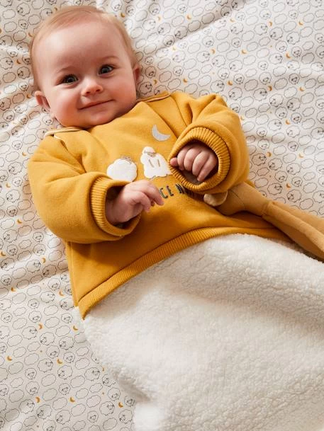 Gigoteuse Manches Amovibles Bi-matière PETIT MOUTON Miel / écru - Vertbaudet – Image 6