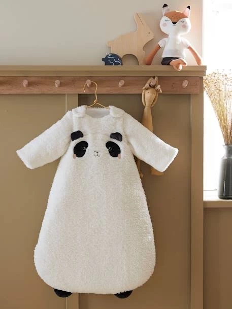 Gigoteuse Manches Amovibles En Sherpa PANDA écru - Vertbaudet – Image 3