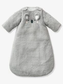 Gigoteuse Manches Longues Microfibre KOALA Gris - Vertbaudet