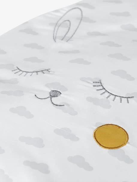 Gigoteuse Sans Manches LAPIN Blanc Motifs Gris - Vertbaudet – Image 2