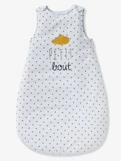 Gigoteuse Sans Manches PETIT BOUT Blanc Imprimé - Vertbaudet