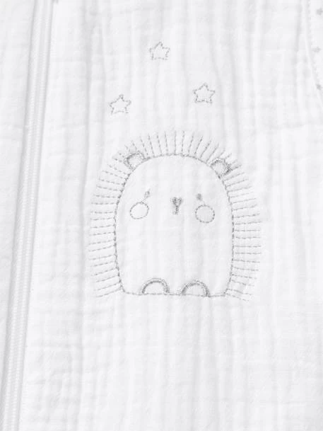 Gigoteuse Spécial été En Gaze De Coton HERISSON MIGNON Blanc - Vertbaudet – Image 5