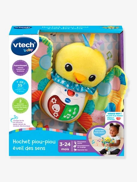 Hochet Piou Piou éveil Des Sens - VTECH Jaune - Toutes Les Marques – Image 2