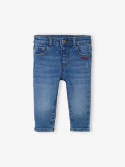 Jean Slim Bébé En Coton Stretch Denim Stone - Vertbaudet