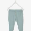 Legging Bébé En Maille Coton Stretch Vert Clair - Vertbaudet
