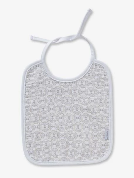 Les 3 Bavoirs à Liens En Gaze De Coton Blanc/gris - Vertbaudet – Image 3