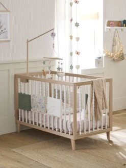 Lit Bébé à Barreaux PÉPITE Blanc - Vertbaudet