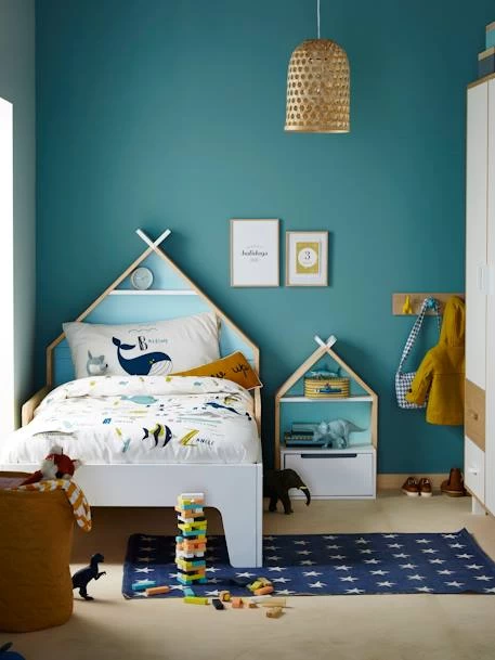 Lit évolutif Enfant Fond Réversible Bleu Ou Rose LIGNE TIPILI Blanc - Vertbaudet – Image 4