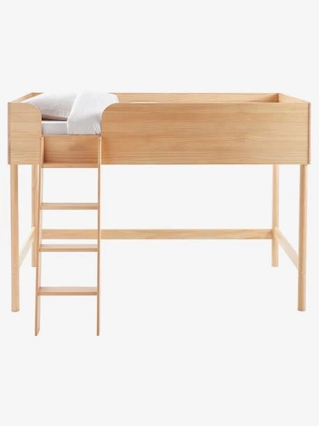 Lit Mi-hauteur LIGNE CONFETTI NATURE Marron - Vertbaudet – Image 3