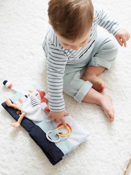 Livre D'éveil Accordéon LEON SUR LE PONTON Multicolore - Vertbaudet – Image 6