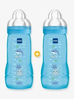 Lot De 2 Biberons 330 Ml MAM Easy Active 2e âge Fairy Tale Lot De 2 Rose - Mam