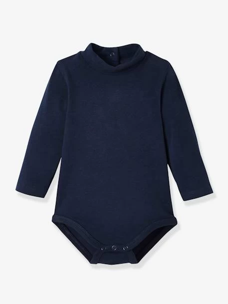 Lot De 2 Bodies Bébé Col Montant Manches Longues Lot Navy - Vertbaudet – Image 2