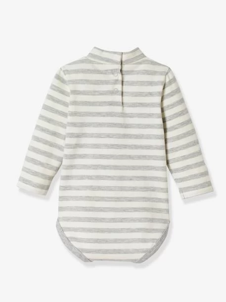 Lot De 2 Bodies Bébé Col Montant Manches Longues Lot Navy - Vertbaudet – Image 4