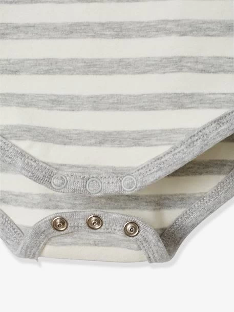 Lot De 2 Bodies Bébé Col Montant Manches Longues Lot Navy - Vertbaudet – Image 6