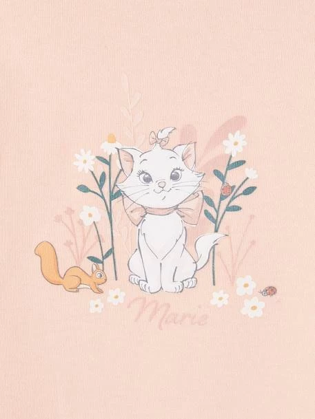 Lot De 2 Bodies Bébé Fille Disney® Marie Les Aristochats Rose Clair Uni Avec Decor - Disney – Image 5