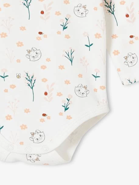 Lot De 2 Bodies Bébé Fille Disney® Marie Les Aristochats Rose Clair Uni Avec Decor - Disney – Image 6