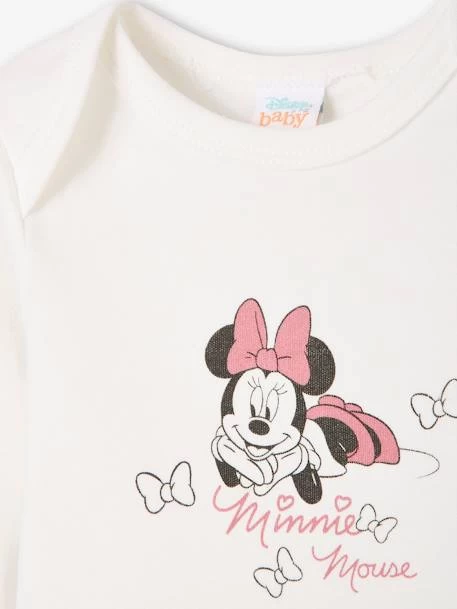 Lot De 2 Bodies Bébé Fille Disney® Minnie Violet Moyen Uni Avec Decor - Minnie – Image 5