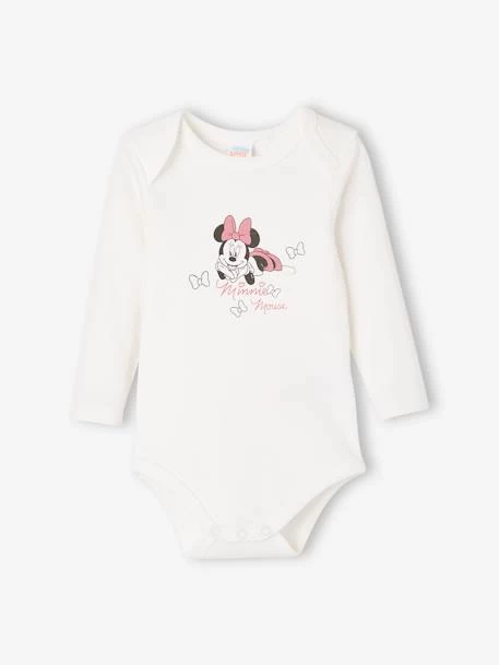 Lot De 2 Bodies Bébé Fille Disney® Minnie Violet Moyen Uni Avec Decor - Minnie – Image 2